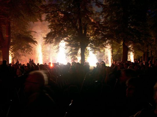 Feuerwerk zum Abschlusskonzert 