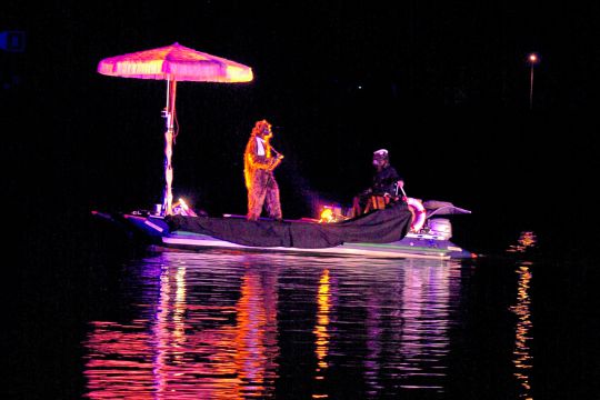 Bären tanzten in einer Nacht mit zwei Monden – beim Spektakel »Der Elbhang träumt« 