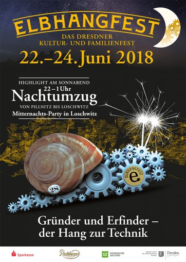 Elbhangfest-Plakat 2018 (Nachtvariante) 